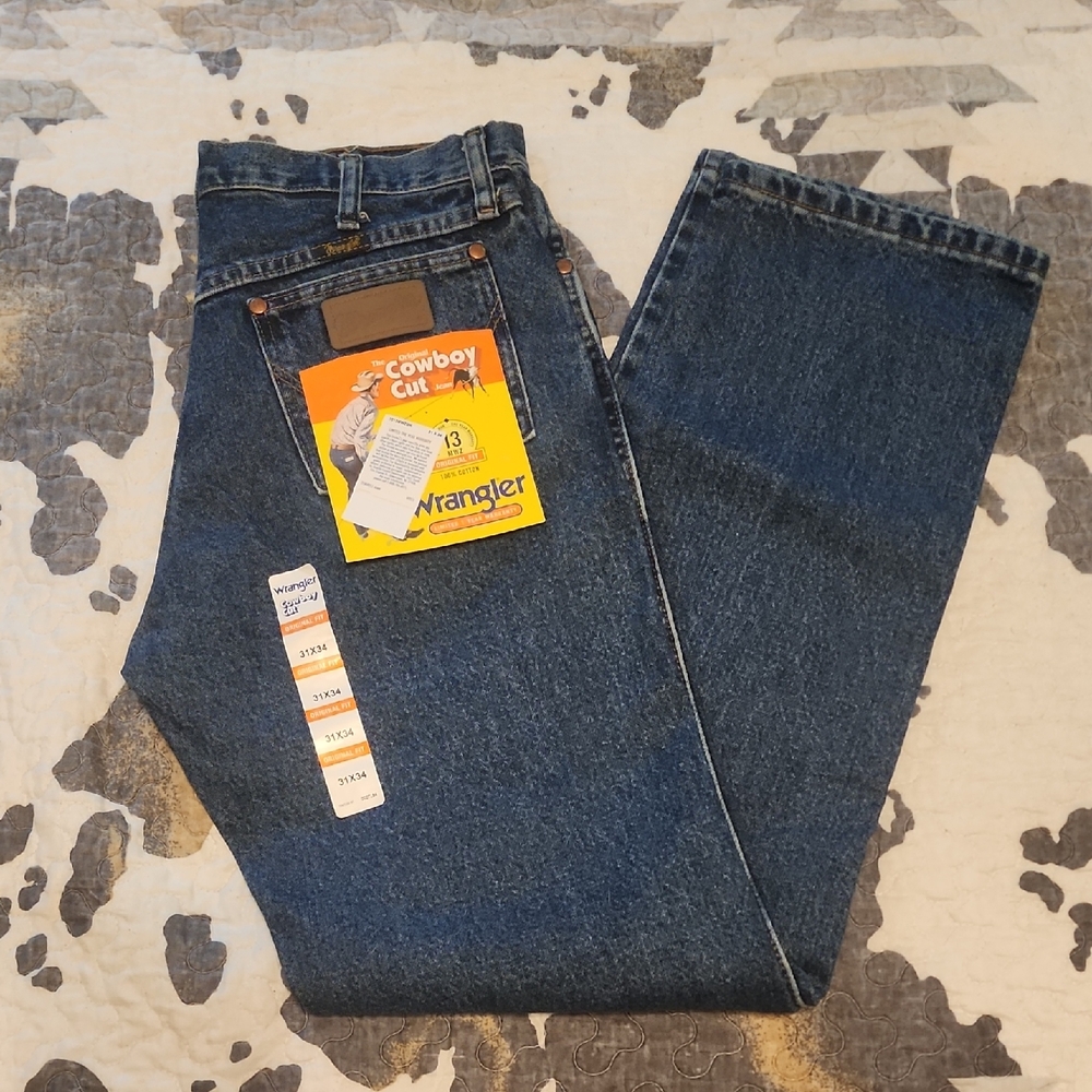 Wrangler Blue Bootcut Jeans Classic Style